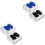 4Sets Compact Contact Lens Storage Box Plastic Durable Portable Case 8