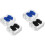 4Sets Compact Contact Lens Storage Box Plastic Durable Portable Case 7