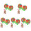 10Pcs Vibrant Lollipop Tree Topper Decor Fun Candy Props for Parties 2