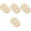 8Pcs Nonslip Decorative Cup Mats Cork White Pottery for Dining Table 5