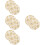 8Pcs Nonslip Decorative Cup Mats Cork White Pottery for Dining Table 9