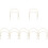14Pcs Weatherproof Rubber Downspout Caps to Prevent Sharp Gutter Cuts 6