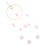 2Pcs Pink Cotton Thread Mobile for Girl Room Decor 3