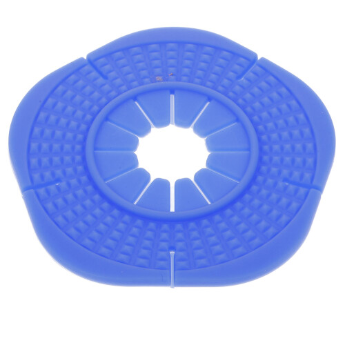 4Pcs Car Windshield Wiper Arm Hole Covers Blue Silicone Durable Pads 2