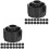 60Pcs Black Syringe Tip Caps Durable PP End Caps for Use 4
