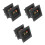 6Pcs Speaker Terminal Cups Silver Plastic Iron Spring Clamps for Audio 7