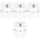 4Stk Lash Storage Container Weiß Sicher Wimpernverlängerung 3