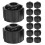 60Pcs Black Syringe Tip Caps Durable PP End Caps for Use 2