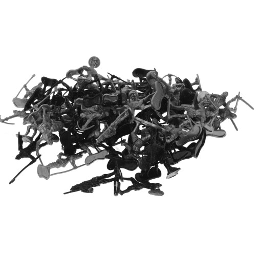 4St Mini Leger Plastic Middeleeuwse Ridders Actiefiguren Set 1