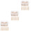 150Pcs Solid Wood Pocket Hole Plugs Beige for Woodworking Accessories 7