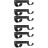6Pcs Heavy Duty Iron Ironing Board Wall Hook Storage Hanger Black 10