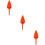 3Pcs Multi-Use Plastic Fishing Bobbers Lighted Night Floats for Gear 8
