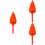 3Pcs Multi-Use Plastic Fishing Bobbers Lighted Night Floats for Gear 6
