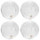 4Pcs Transparent Automatic Bird Cage Water Feeder Dispenser 6