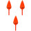 3Pcs Multi-Use Plastic Fishing Bobbers Lighted Night Floats for Gear 4