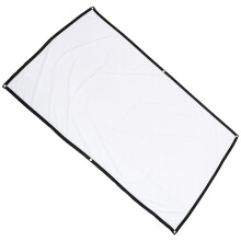 4Pcs White Polyester Projector Screen Portable Folding Indoor Outdoor