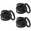 15St Microfoon Bescherming Ringen Zwart Mic Anti-Rolling Accessoires 8