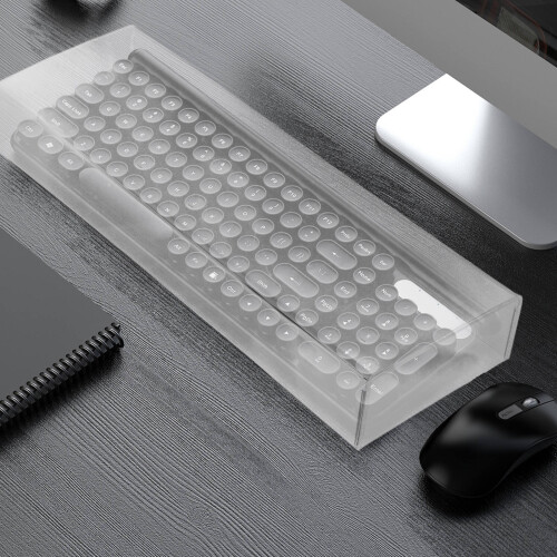 2Pcs Acrylic Keyboard Cover Clear Protective Dust Shield for Laptop 2