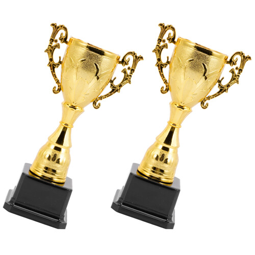 4Pcs Ceremony Trophy Prop for Students Creative Plastic Award
