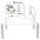 2Sets Compact Open Frame Pc Case Aluminum Acrylic DIY Gaming Bracket 3