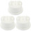 3St Wit Cake Dummy Foam Model Herbruikbaar Lichtgewicht Decoratie Tool 2