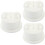 3St Wit Cake Dummy Foam Model Herbruikbaar Lichtgewicht Decoratie Tool 6