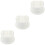 3St Wit Cake Dummy Foam Model Herbruikbaar Lichtgewicht Decoratie Tool 5
