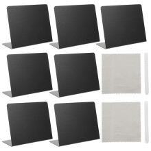 4Sets Duurzaam Zwart Krijtbord Memo's Staand Schrijfbord