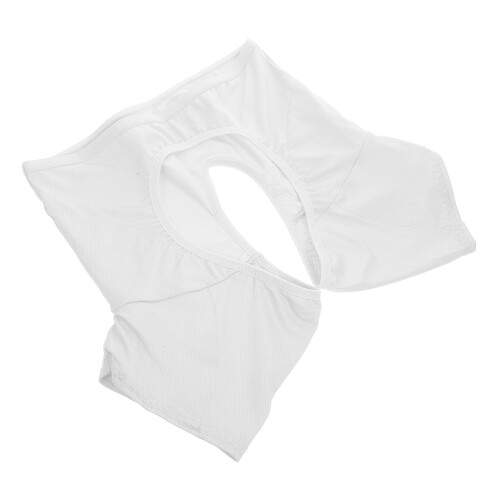 4St Wasbare Polyester Onderarm Zweetpads Wit Warm En Comfortabel 1