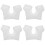 4St Wasbare Polyester Onderarm Zweetpads Wit Warm En Comfortabel 7
