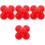 4St Tpr Reactiebal Rood Agility Slick Voor Keeper Training 5
