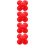 4St Tpr Reactiebal Rood Agility Slick Voor Keeper Training 10
