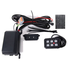12V LED 6 Gang PanelCircuit Control Relay System Box Slim Touch Control Panel for Boat UTV Caravan