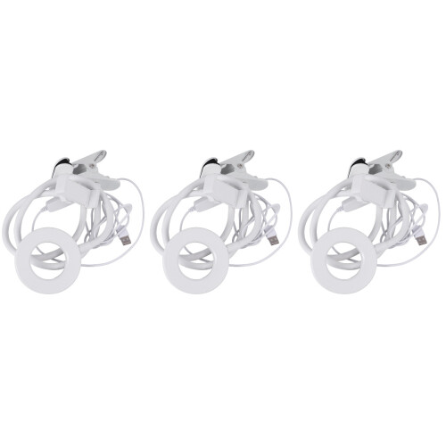 3St LED Selfie Ringlamp Wit Met Dimbare Make-Up En Videolicht 2