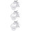 3St LED Selfie Ringlamp Wit Met Dimbare Make-Up En Videolicht 7