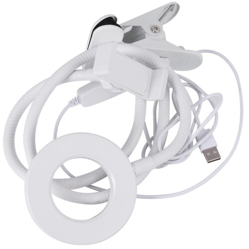 3St LED Selfie Ringlamp Wit Met Dimbare Make-Up En Videolicht