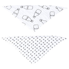 6St Zwarte Katoenen Baby Slabbetjes Met Goede Absorptie