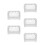 5Pcs Multi Waterproof Protective Socket Covers Plastic Home Electrical 7