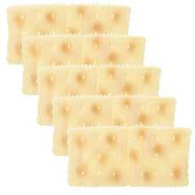 10St PVC Speelgoed Koekjes Beige Voor Realistische Display Decor
