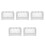 5Pcs Multi Waterproof Protective Socket Covers Plastic Home Electrical 4
