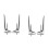 4Pcs Suitable for - C260L E300L C200L Tail Plate Side Car Sticker Accessories Special Type 1