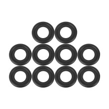 10 PièCes SéRies en Caoutchouc Noir Bouchon de Vidange D'Huile Joints Rondelle Remplacement pour  12616850 3536966 097-119