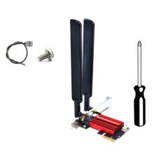 Scheda Adattatore PCI-e WiFi 7 BE200 Tri Band 2.4G/5G/6GHz 8874Mbps BT5.4 Adattatore di Rete Wireless Desktop per Win10/11 A