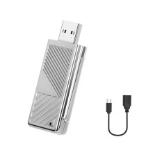Com Fio para Android Auto Box Sem Fio Adaptador Android Auto Sem Fio Assistente de Voz AI Box Dongle Ficha e Jogar WiFi