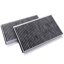 2Pcs Cabin Air Filter 64319171858 for- 5 6 E60 E61 E63 E64 520D 523I 525I 530D 535D 545I 550I 630I 650I 2007 - 2010