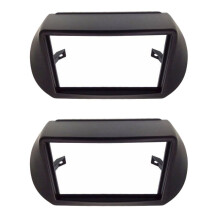 2X for Fiorino Nemo Bipper 2Din Audio Panel DVD Navigation Panel Frame