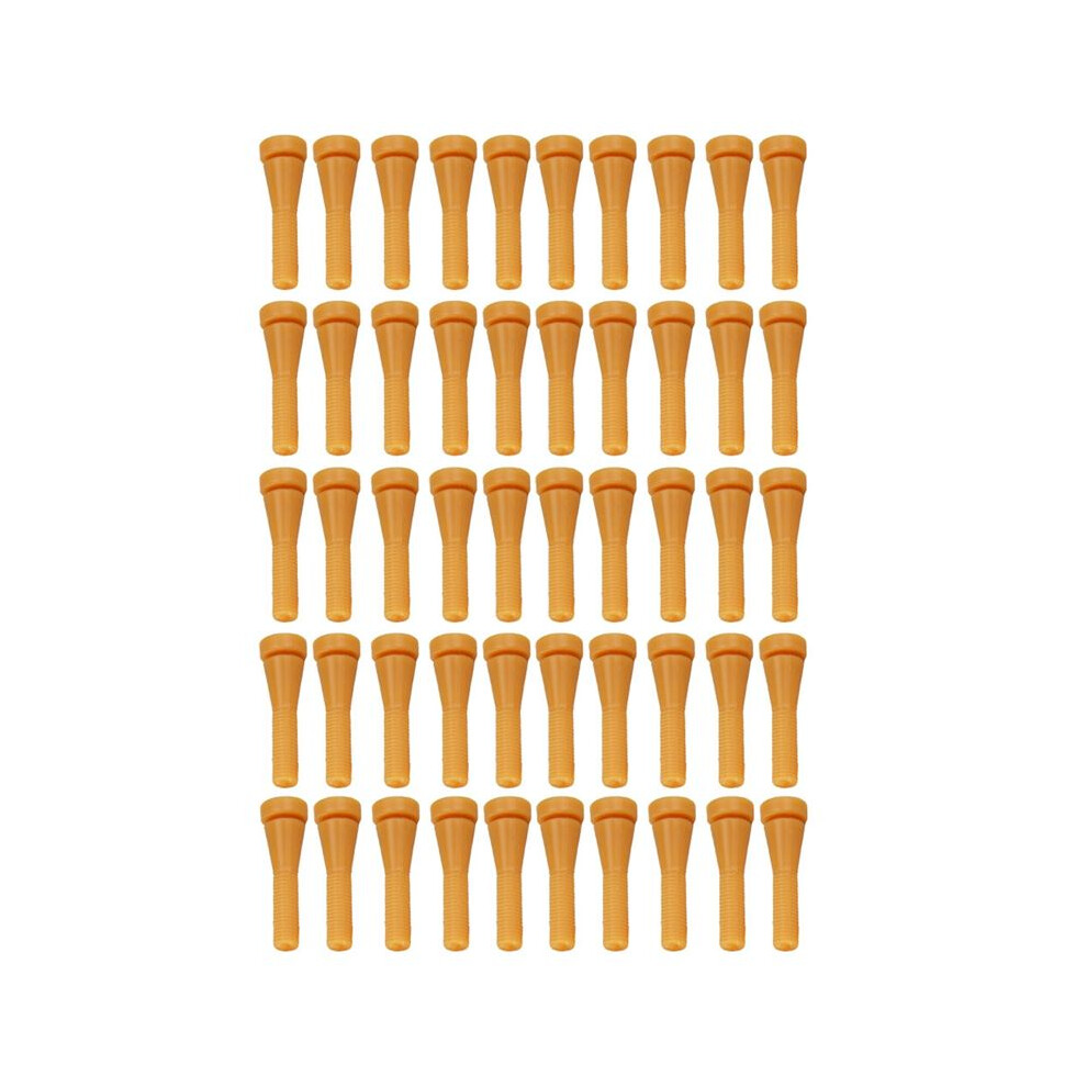 50Pcs Chicken Plucker Fingers, Rubber Hair Removal Stick Poultry Feather Plucking Picker For Duck Quail Yellow 4711329314964