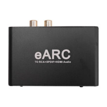 -Compatible EARC ARC Audio Extractor 192Khz Converter EARC to RCA Audio Extractor Adapter for DTS Dolby Atoms AC3
