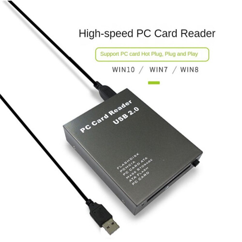 USB2.0 PCMCIA Card Reader ATA Card Reader PC Card Reader USB 2.0 to PC ATA PCMCIA Adapter Flash Disk Memory Card Reader 1