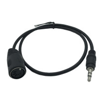 2er-Pack Typ-A-MIDI-Auf-3,5-Mm-Adapter, 20-Zoll-Kabel, Audioleitung